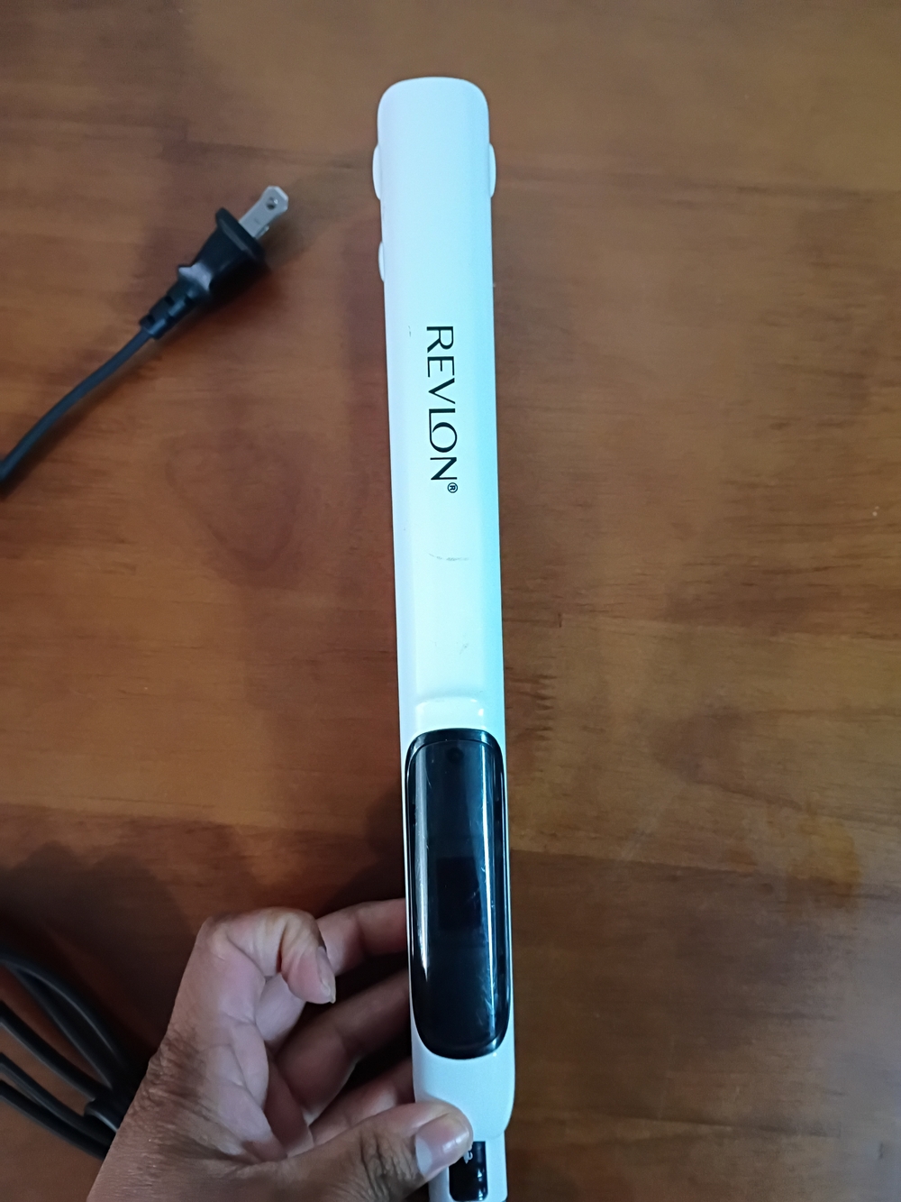 Revlon White Hair Straightener Flat Iron